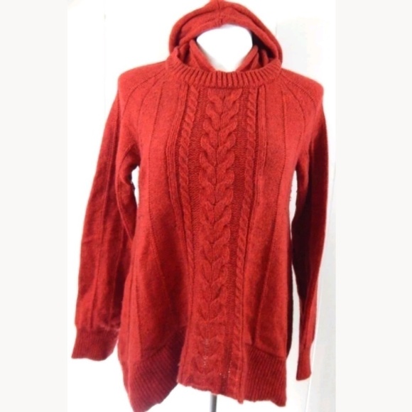 Anthropologie Sweaters - Moth Anthro Fireside Cable Knit Hoodie Sweater